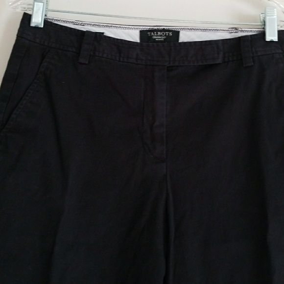 TALBOT PETITES WOMEN'S BLACK PANTS - Picture 2 of 7